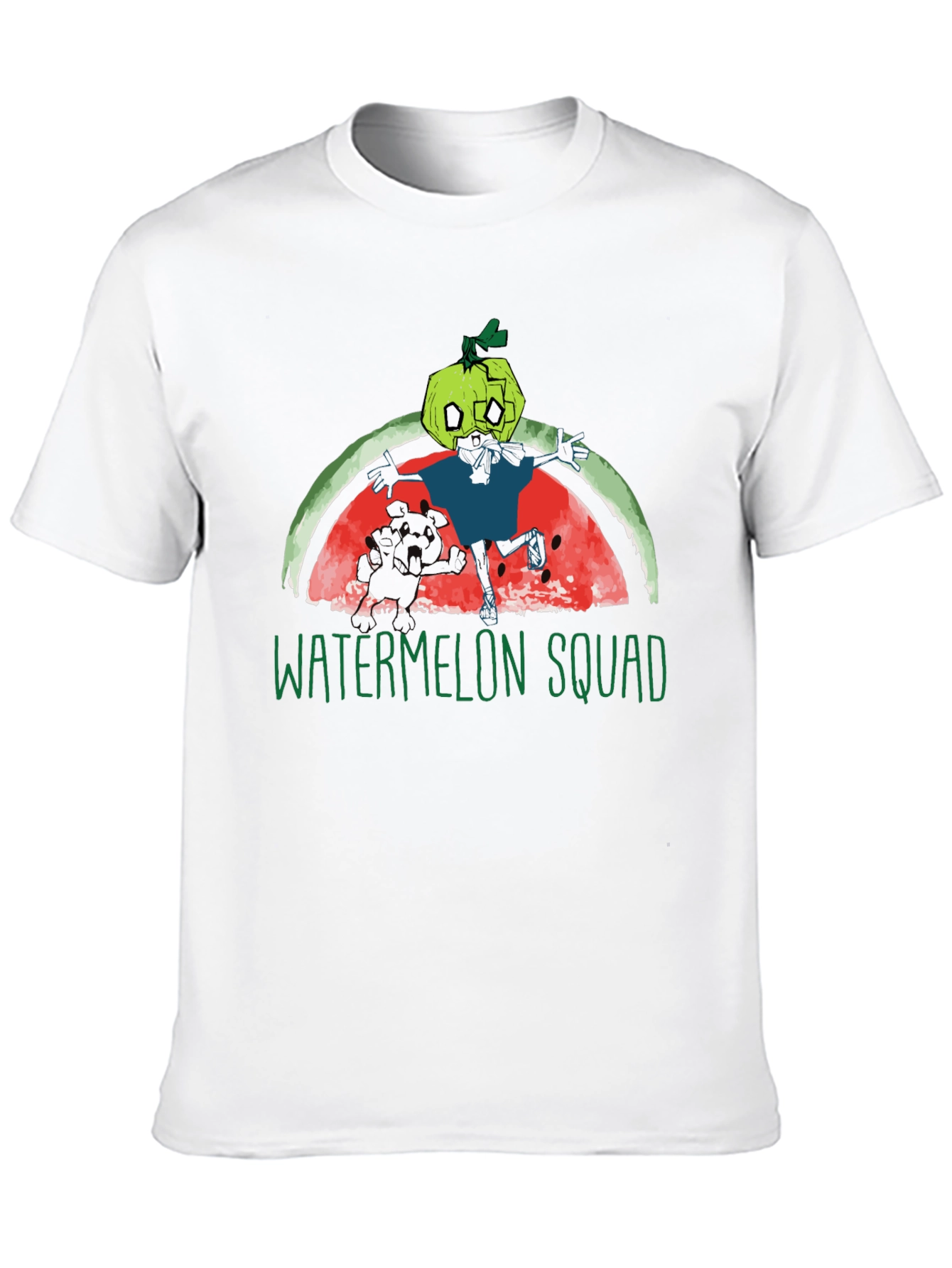 Watermelon Squad Graphic Tee - Unique Cartoon Design