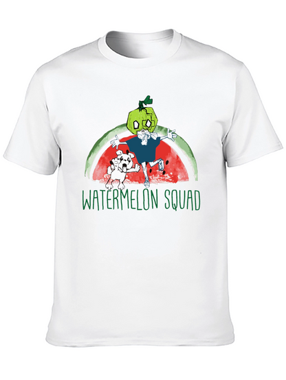 Watermelon Squad Graphic Tee - Unique Cartoon Design