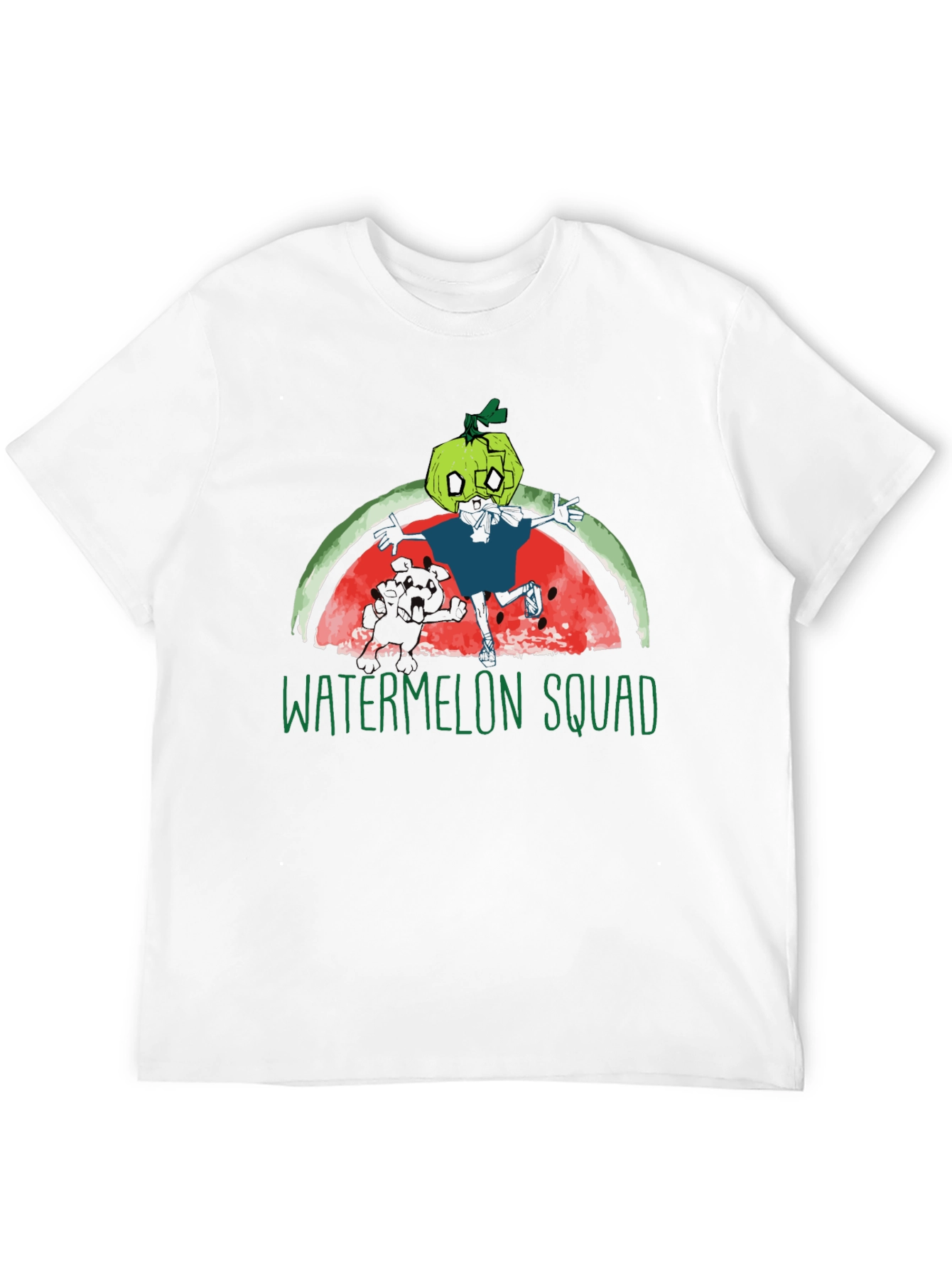 Watermelon Squad Graphic Tee - Unique Cartoon Design