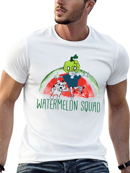Watermelon Squad Graphic Tee - Unique Cartoon Design
