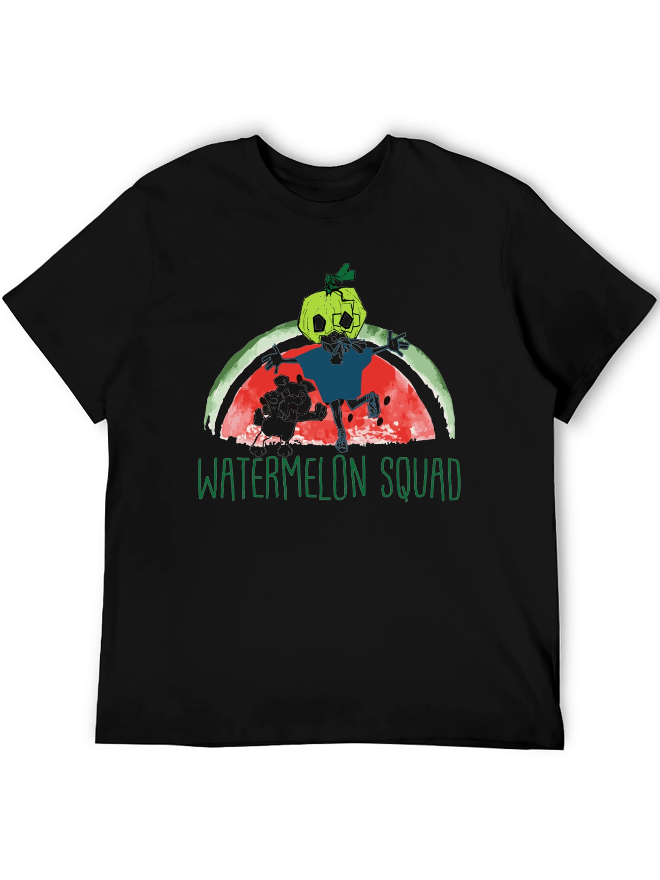 Watermelon Squad Graphic Tee - Unique Cartoon Design