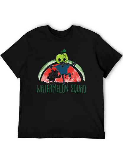 Watermelon Squad Graphic Tee - Unique Cartoon Design