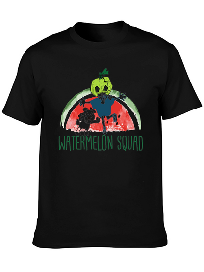 Watermelon Squad Graphic Tee - Unique Cartoon Design