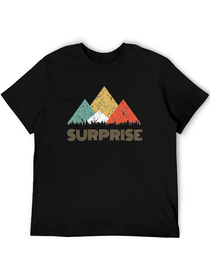Surprise Retro Mountain Graphic T-Shirt