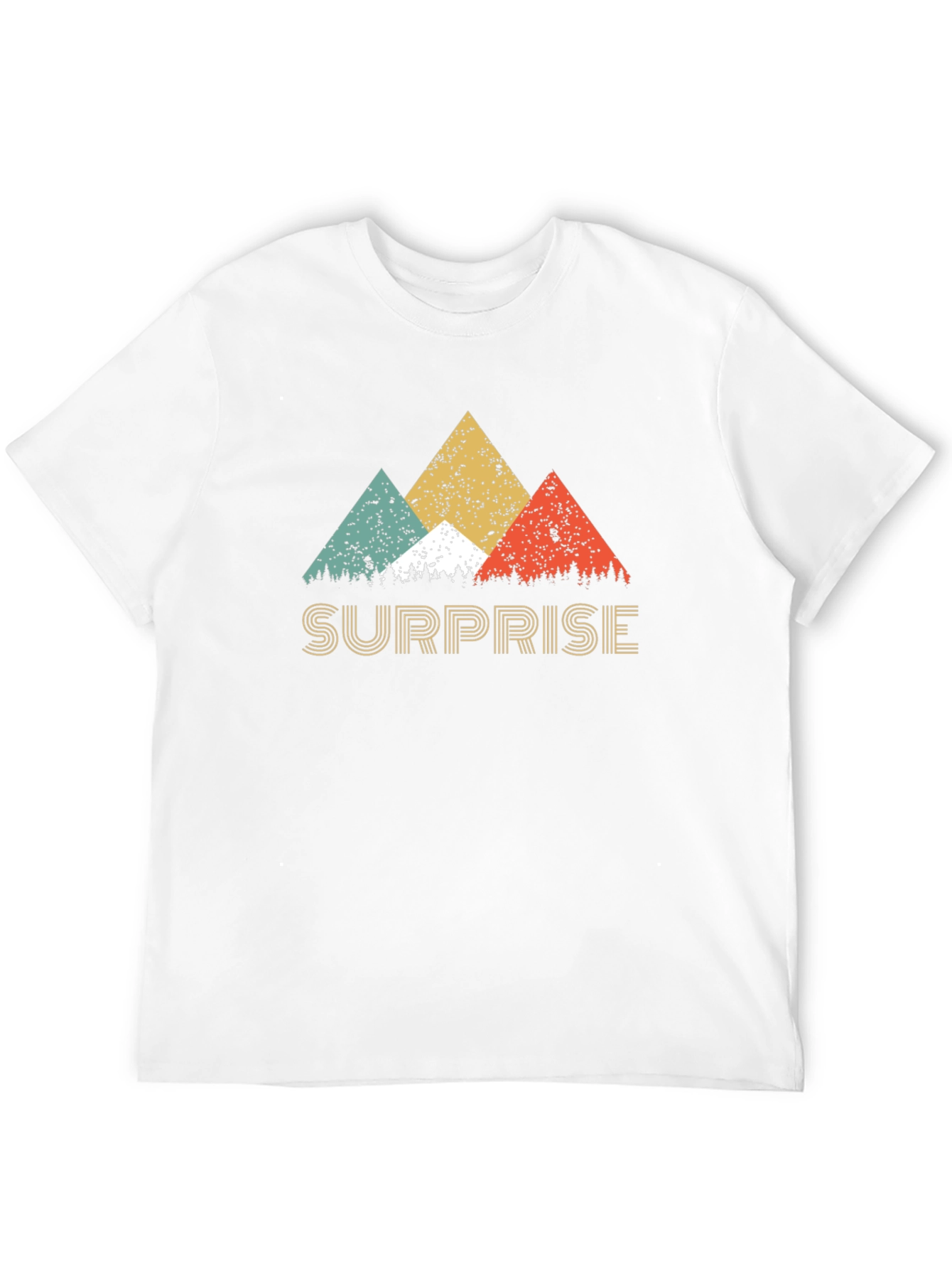 Surprise Retro Mountain Graphic T-Shirt