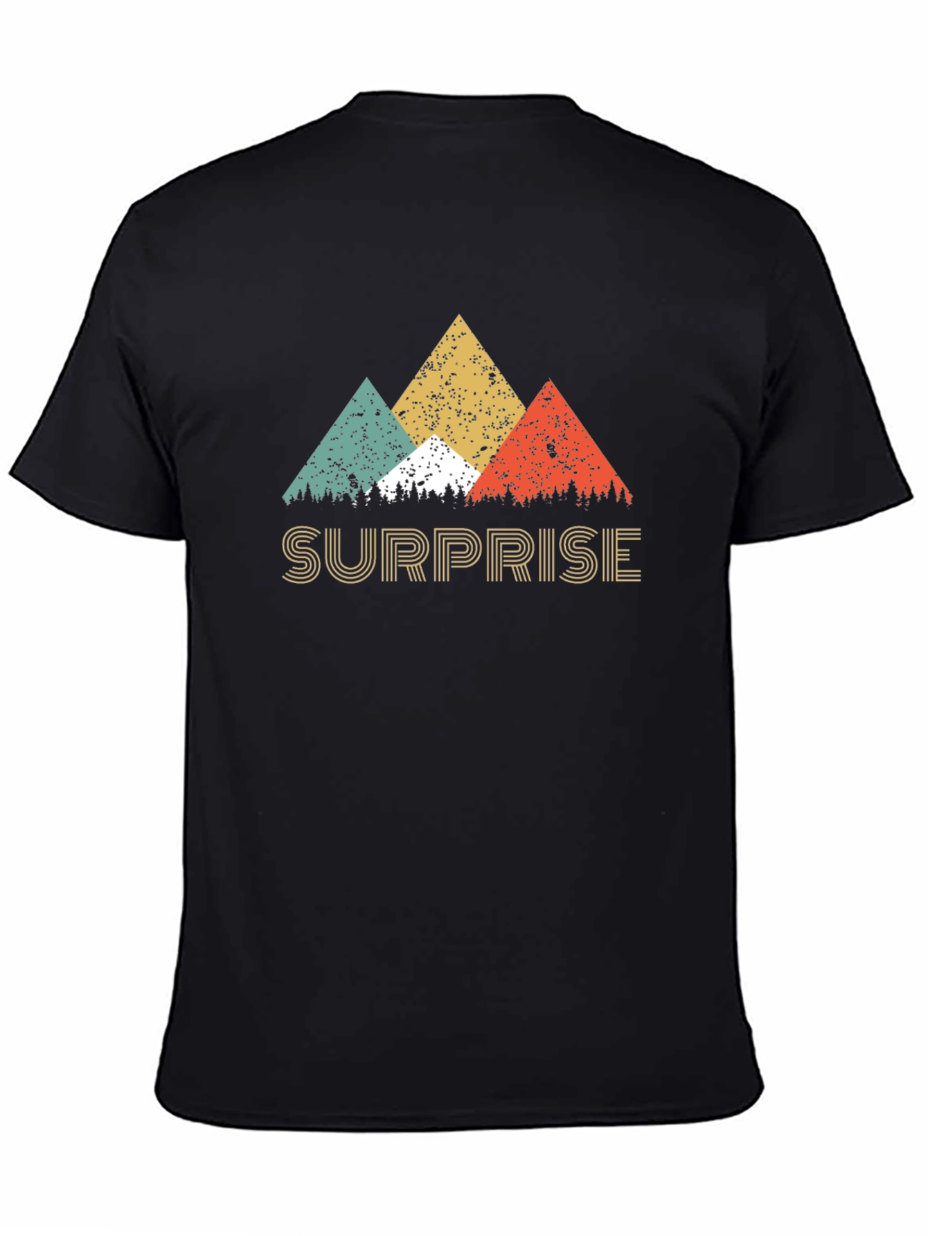 Surprise Retro Mountain Graphic T-Shirt