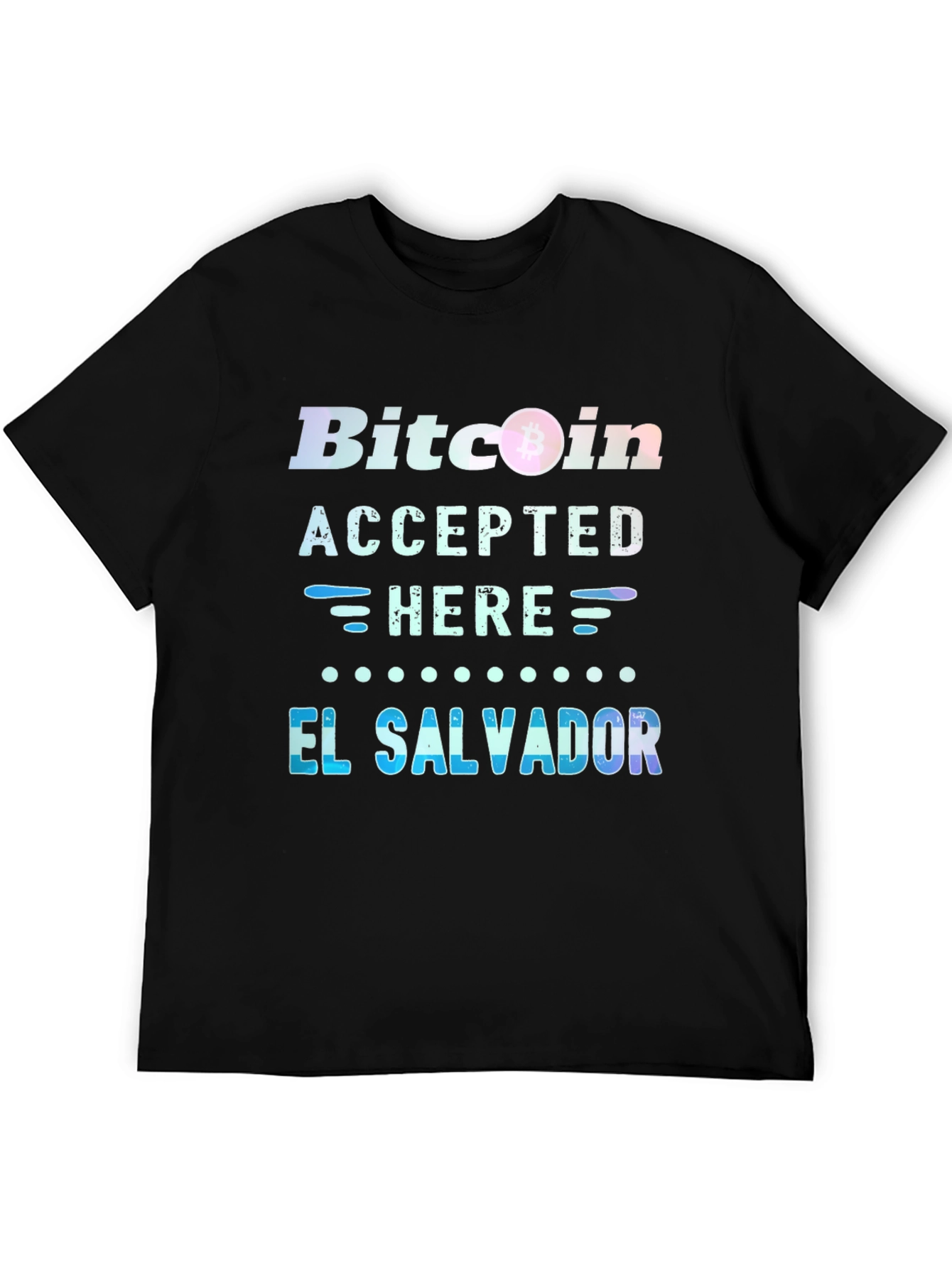 Bitcoin Accepted Here T-Shirt - El Salvador Tee
