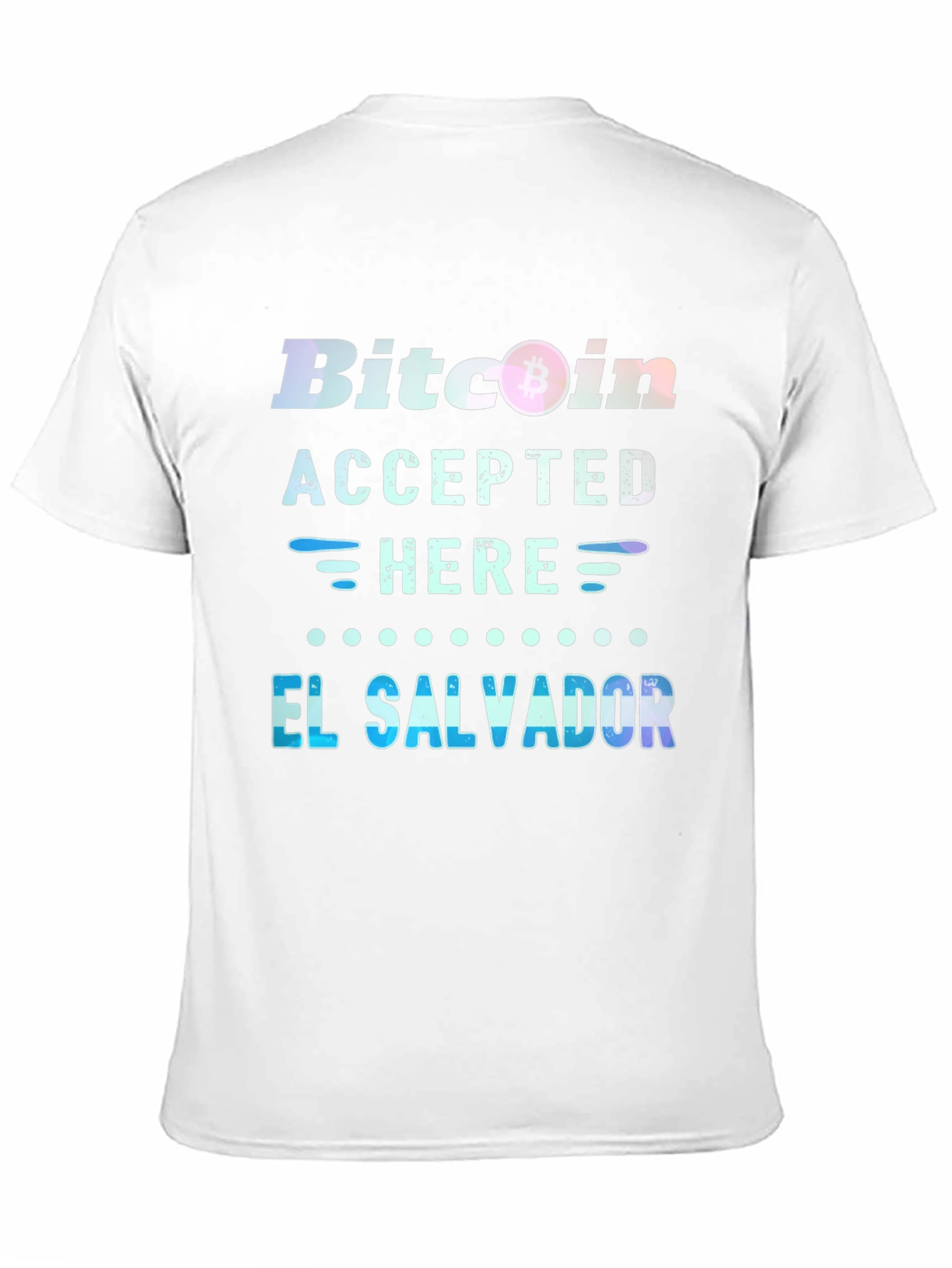 Bitcoin Accepted Here T-Shirt - El Salvador Tee
