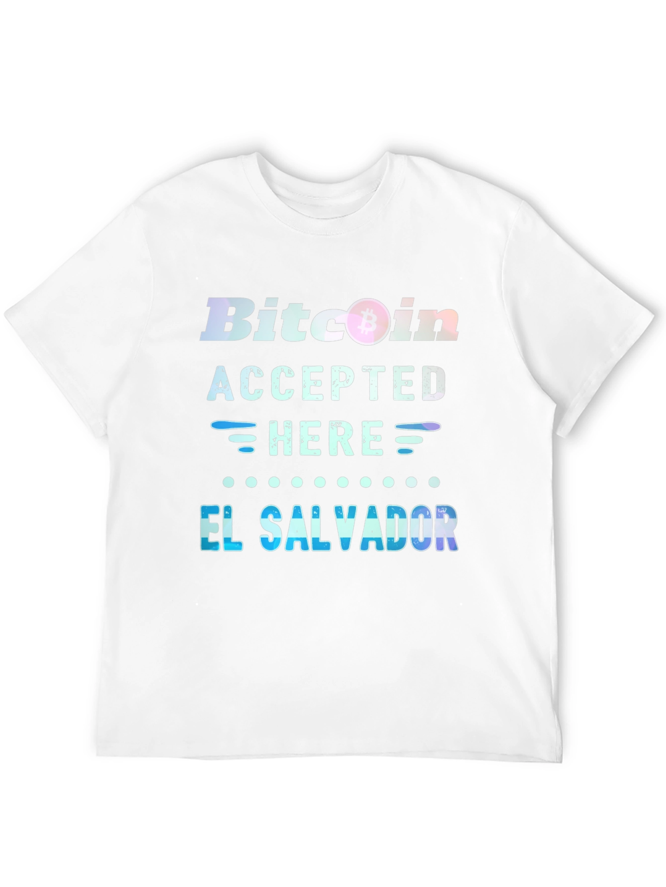 Bitcoin Accepted Here T-Shirt - El Salvador Tee