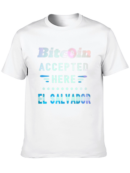 Bitcoin Accepted Here T-Shirt - El Salvador Tee