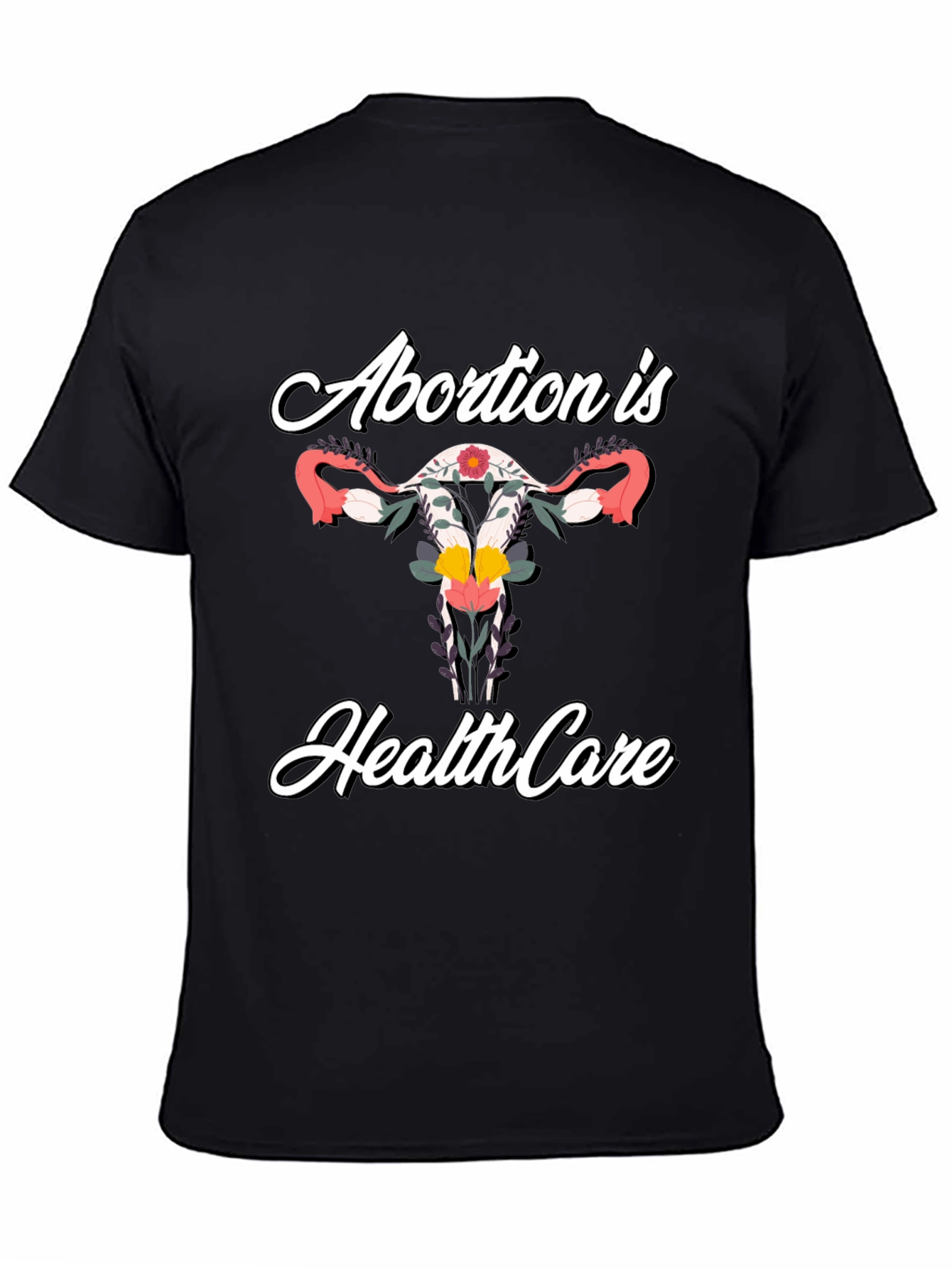 Abortion is Healthcare Floral T-Shirt