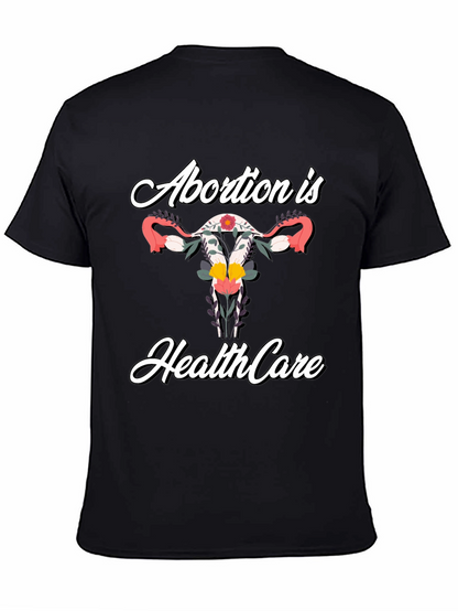Abortion is Healthcare Floral T-Shirt