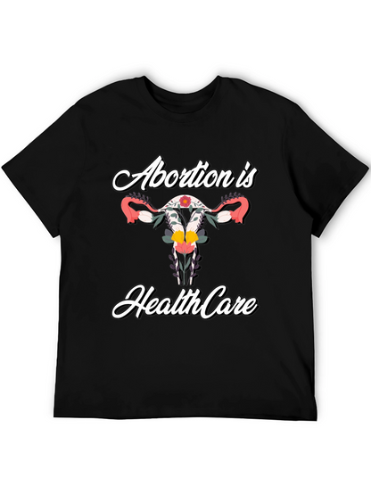 Abortion is Healthcare Floral T-Shirt