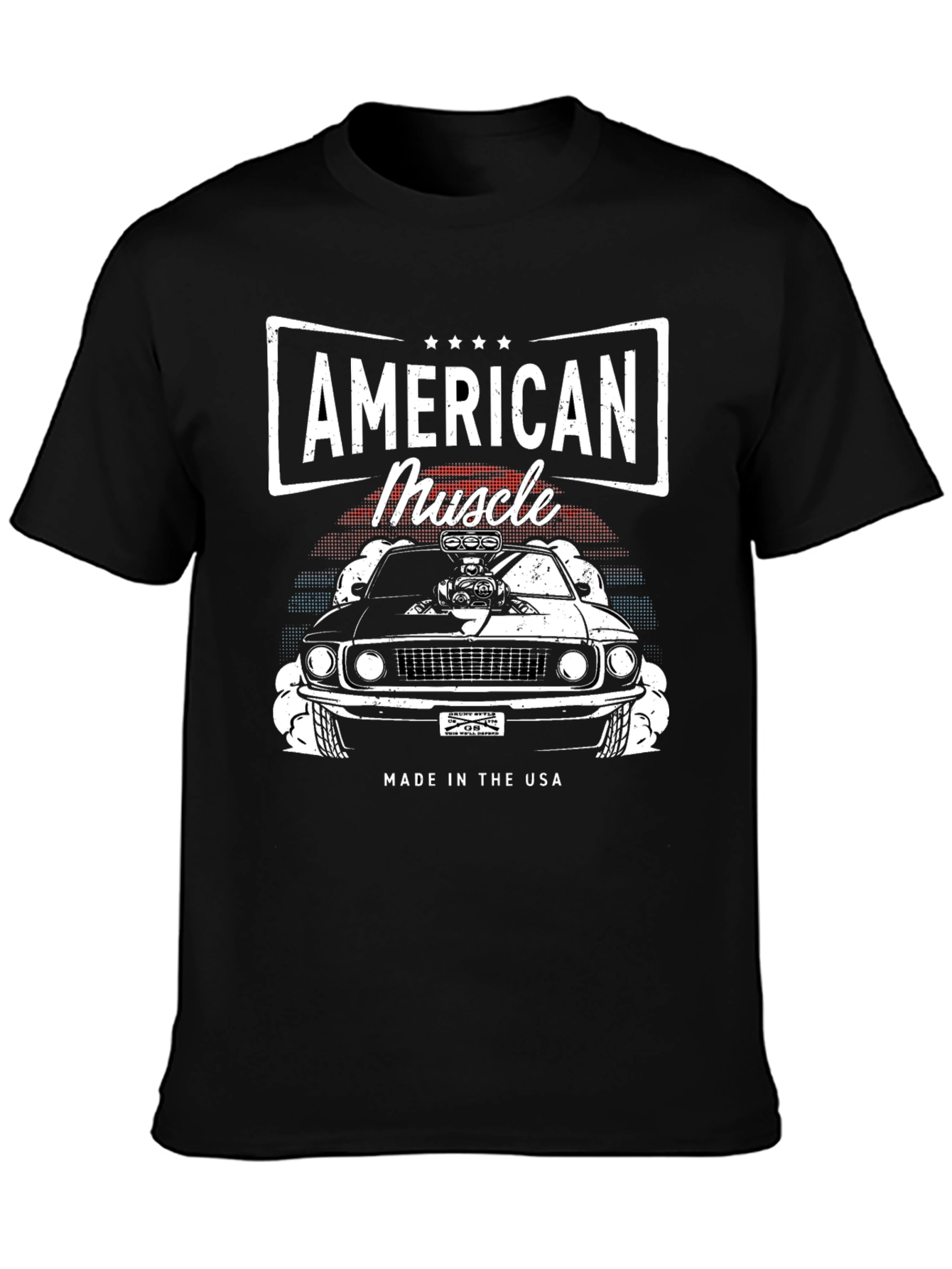 American Muscle Car Graphic Tee