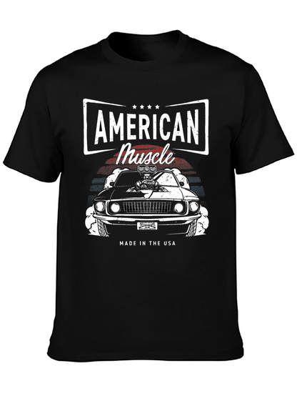 American Muscle Car Graphic Tee