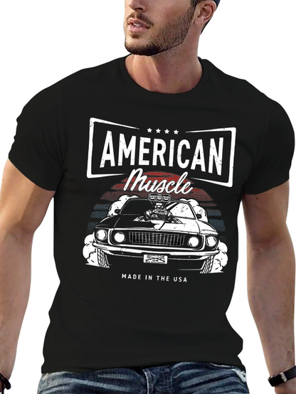 American Muscle Car Graphic Tee