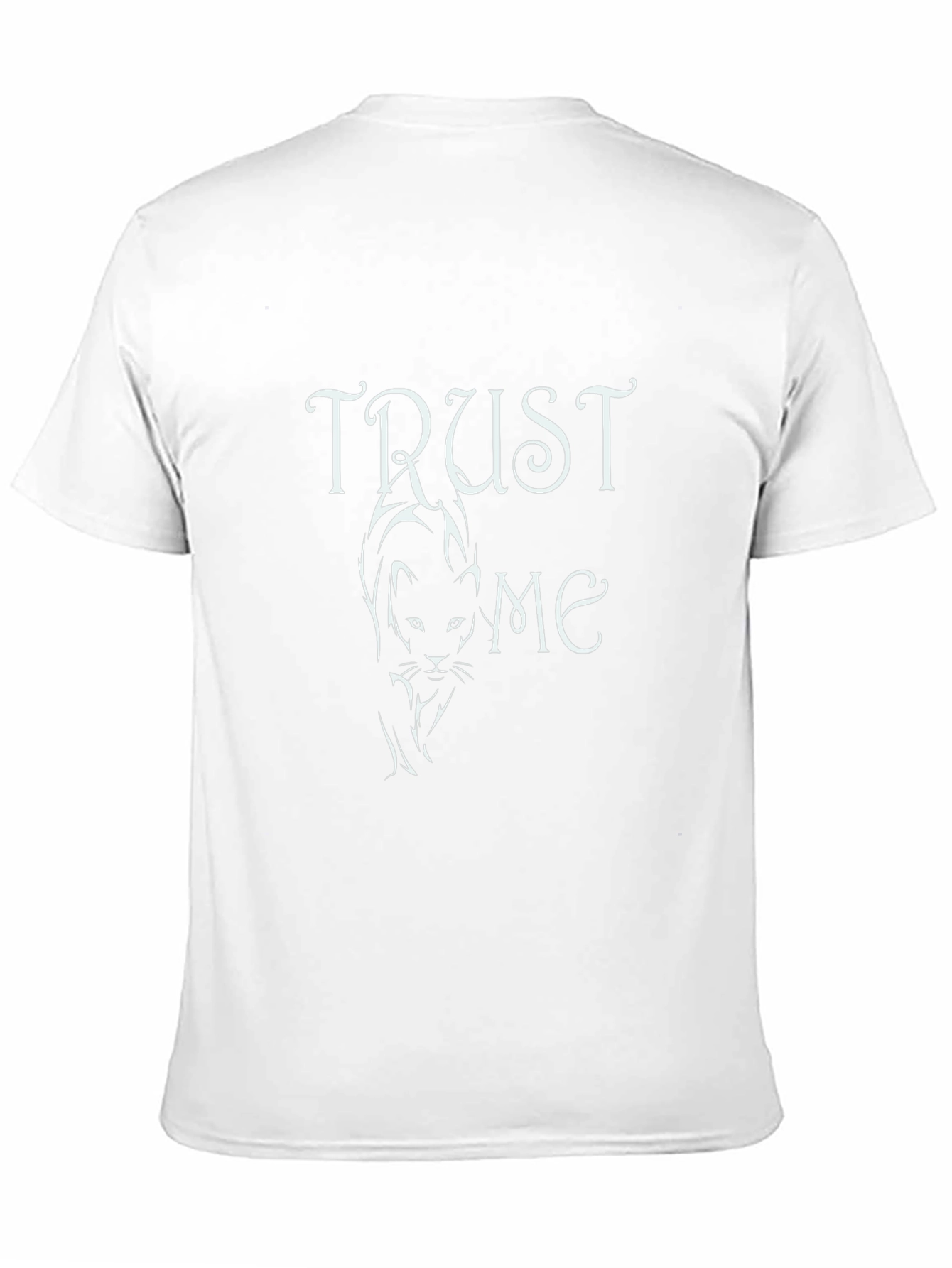Trust Me Cat Graphic Tee - Black Cotton T-Shirt