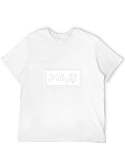 Black T-Shirt - Milky Cow Graphic