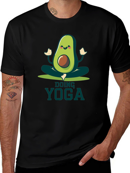 Avocado Yoga T-Shirt - Funny Meditating Graphic Tee