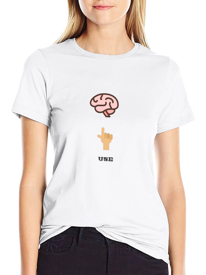 Use Your Brain T-Shirt - Clever Graphic Tee
