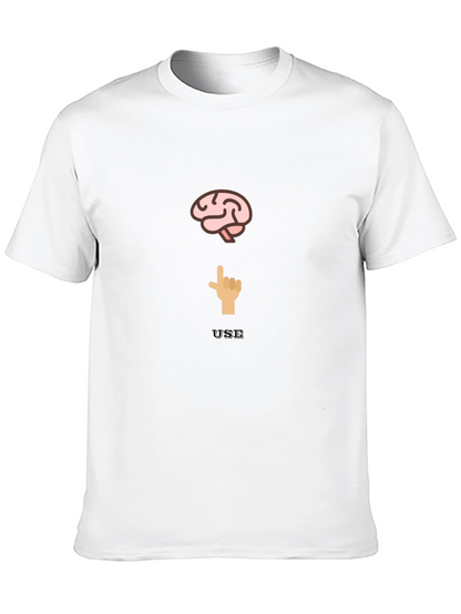 Use Your Brain T-Shirt - Clever Graphic Tee