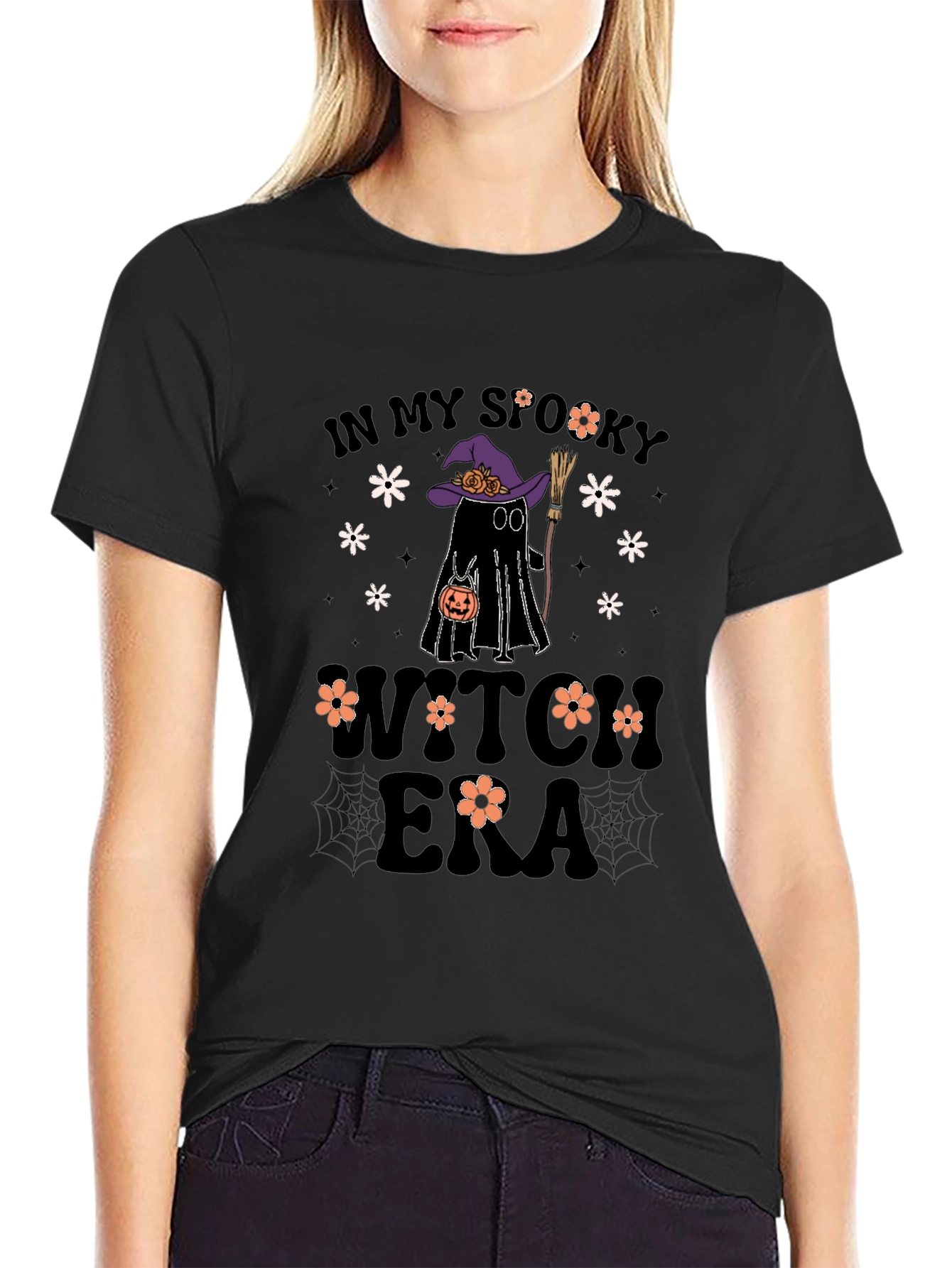 Spooky Witch Era Black T-Shirt