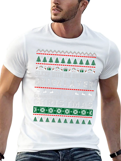 Awesome Bricklayer Ugly Christmas Sweater T-Shirt