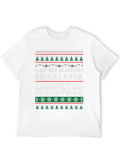Awesome Bricklayer Ugly Christmas Sweater T-Shirt