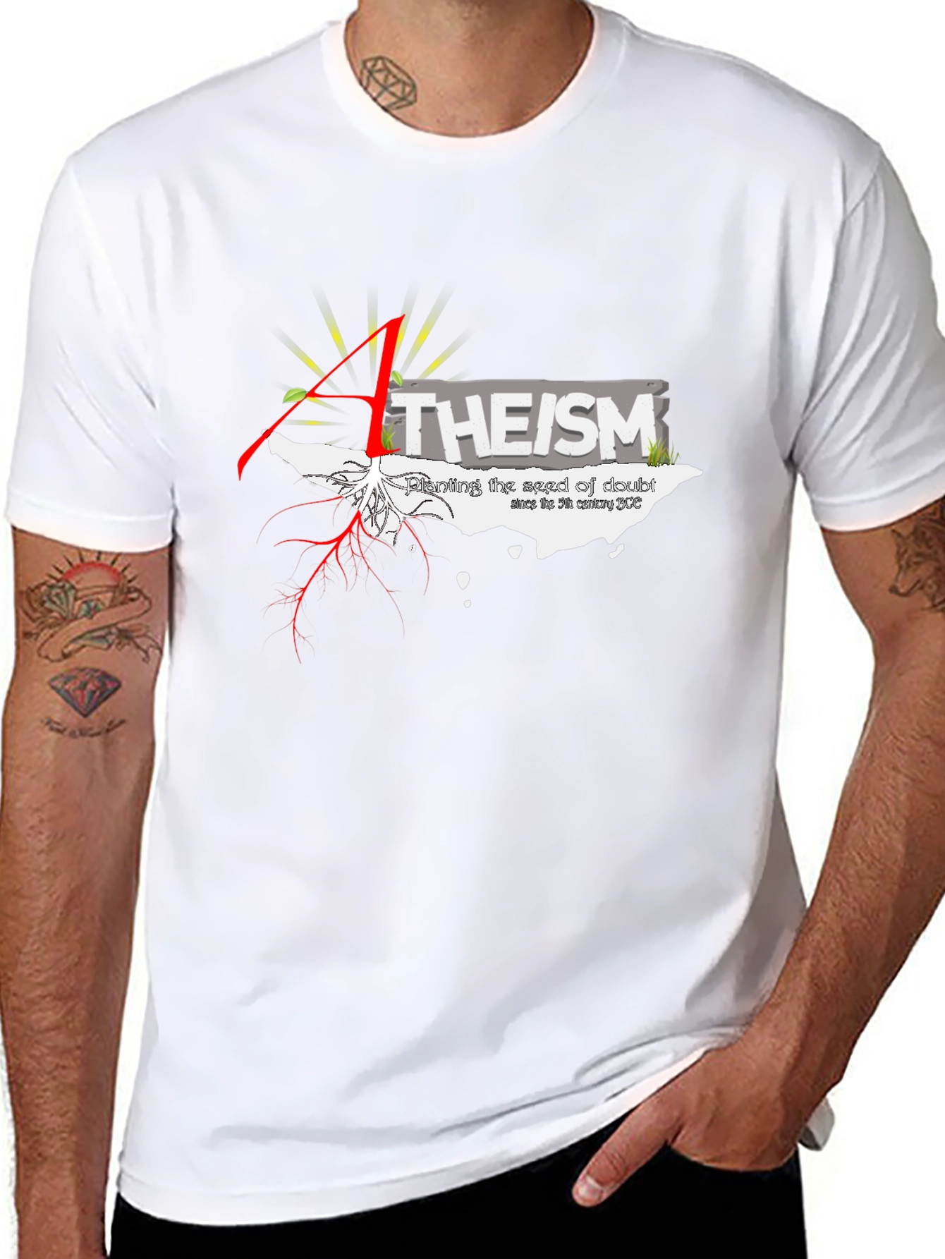 A-Theism Graphic T-Shirt