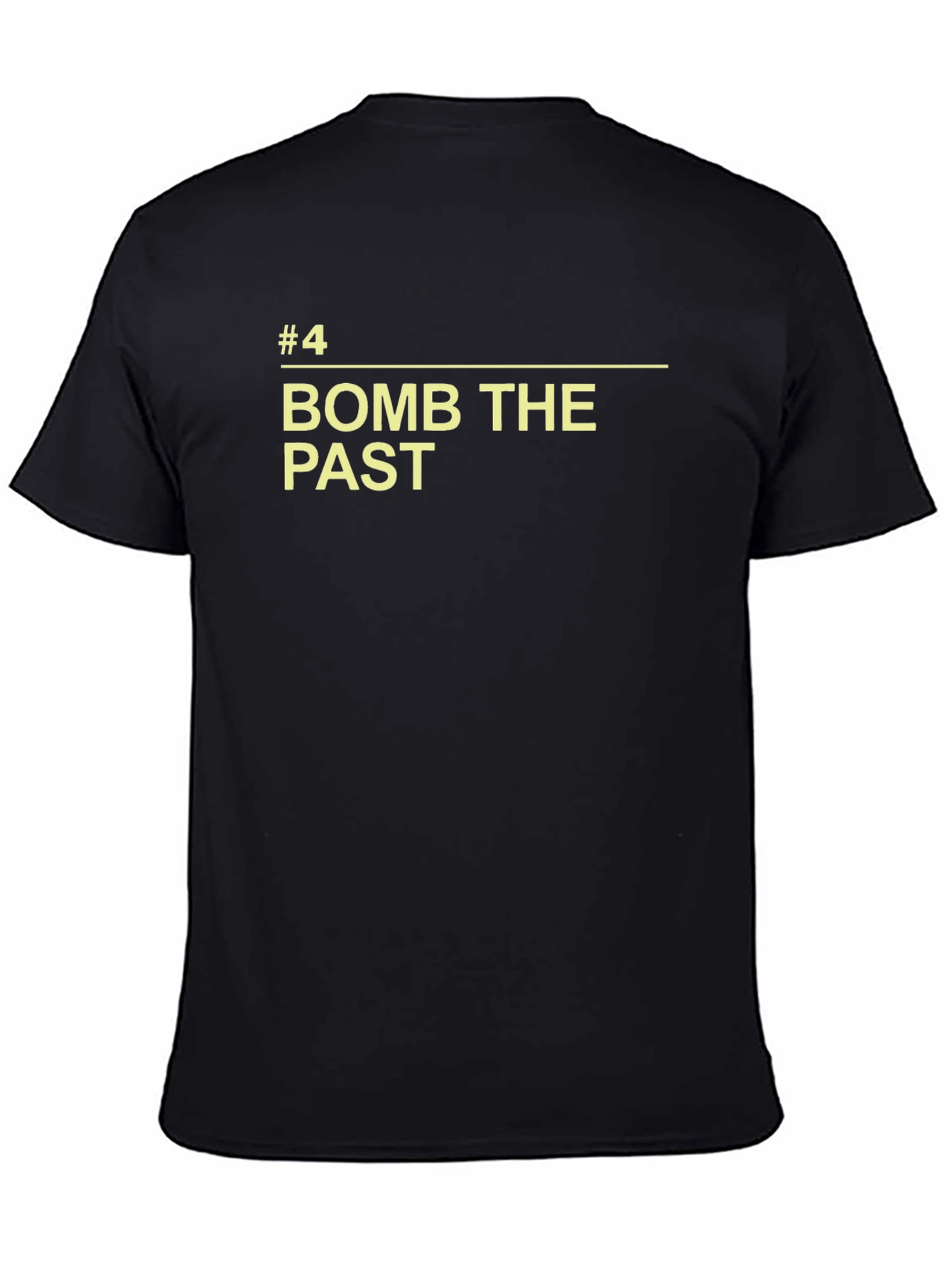 Bomb the Past T-Shirt - Bold Statement Tee