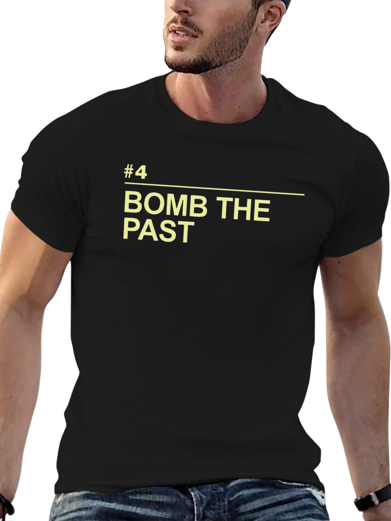 Bomb the Past T-Shirt - Bold Statement Tee