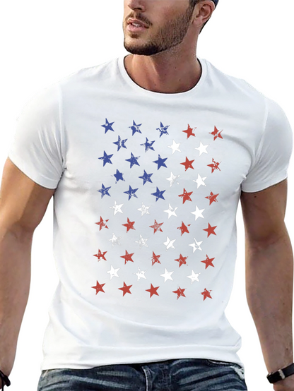 American Flag Star T-Shirt - Patriotic Pride