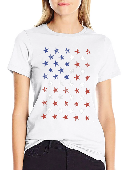 American Flag Star T-Shirt - Patriotic Pride