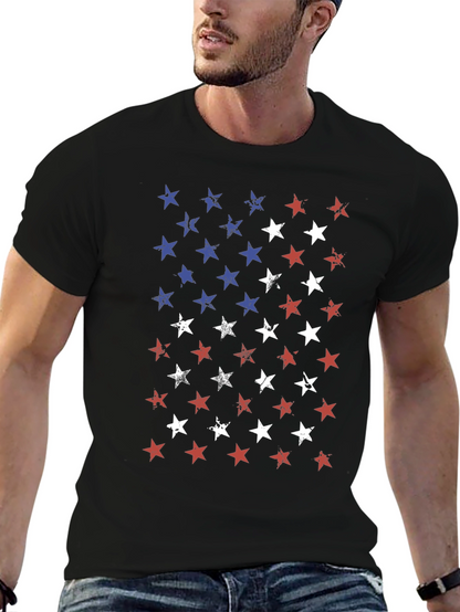 American Flag Star T-Shirt - Patriotic Pride