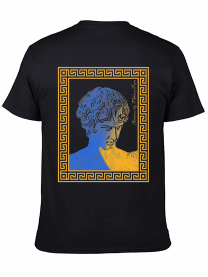 Ukraine Art Tee - Greek Statue Print T-Shirt