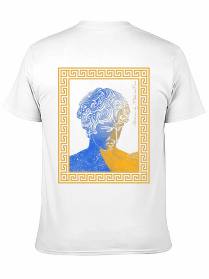 Ukraine Art Tee - Greek Statue Print T-Shirt