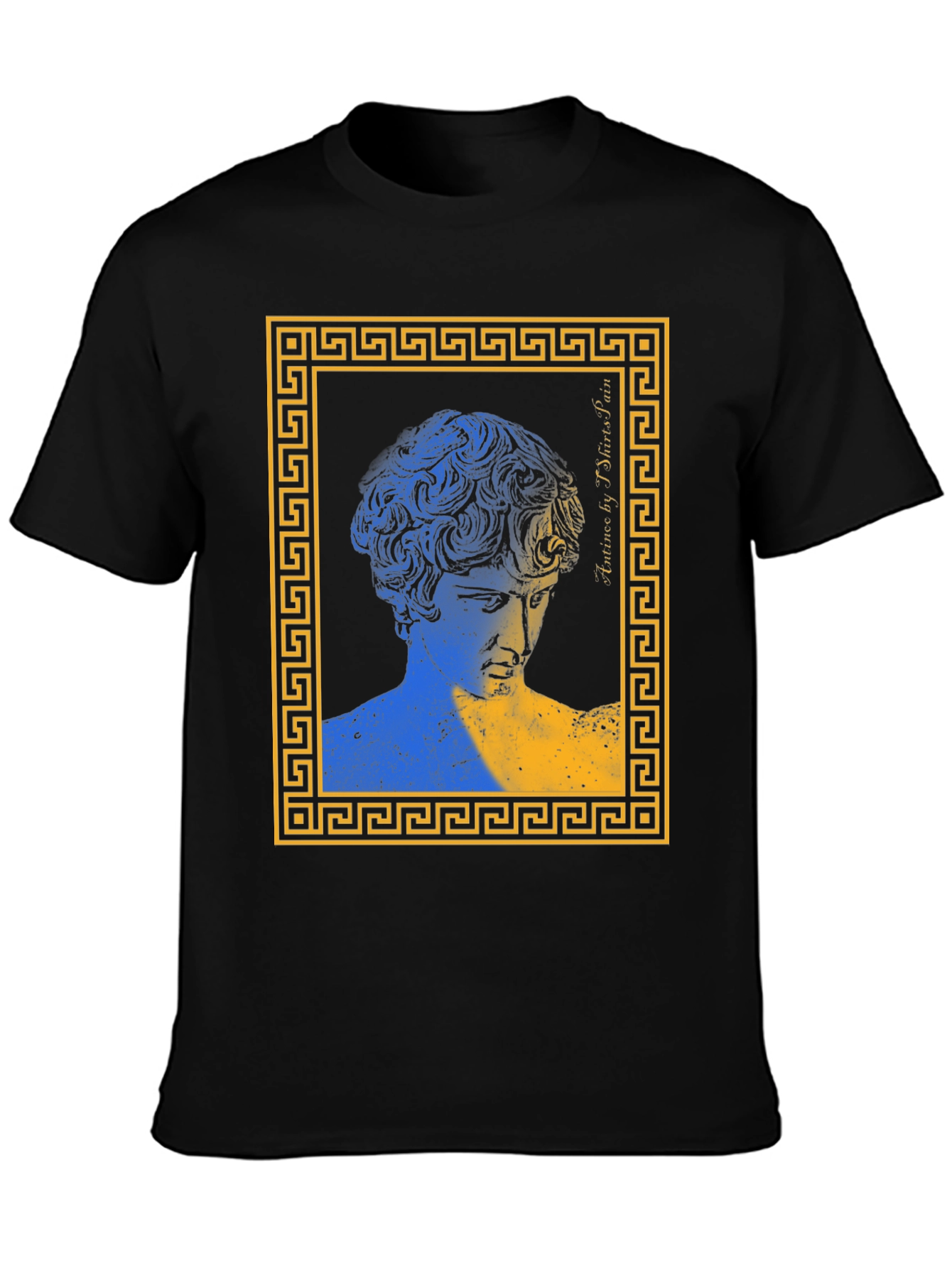 Ukraine Art Tee - Greek Statue Print T-Shirt