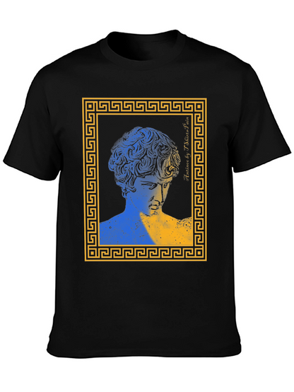 Ukraine Art Tee - Greek Statue Print T-Shirt