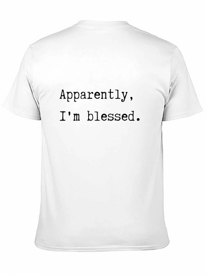 Apparently Im Blessed Graphic Tee - Black