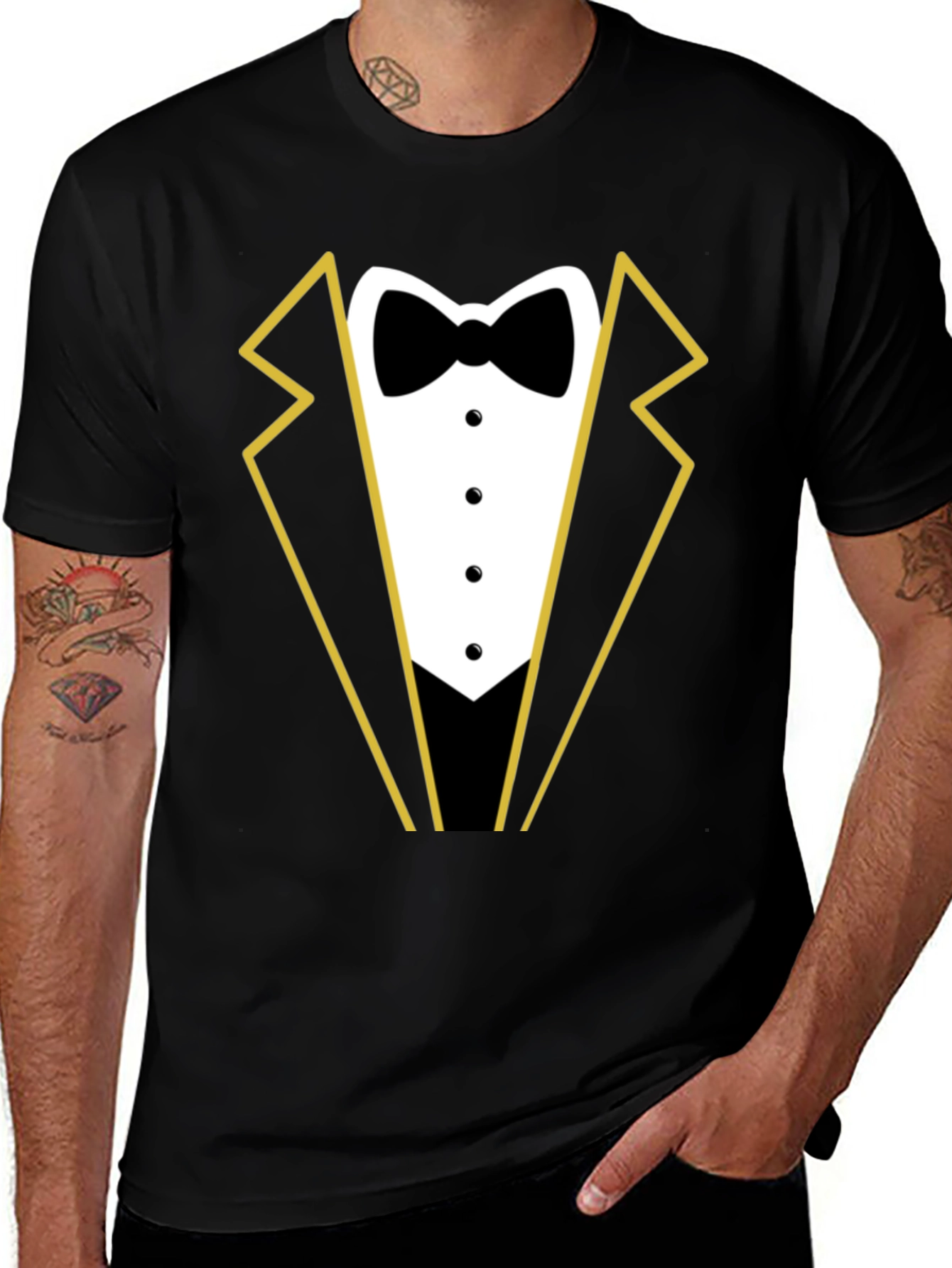 Tuxedo Graphic Tee - Formal Fun!