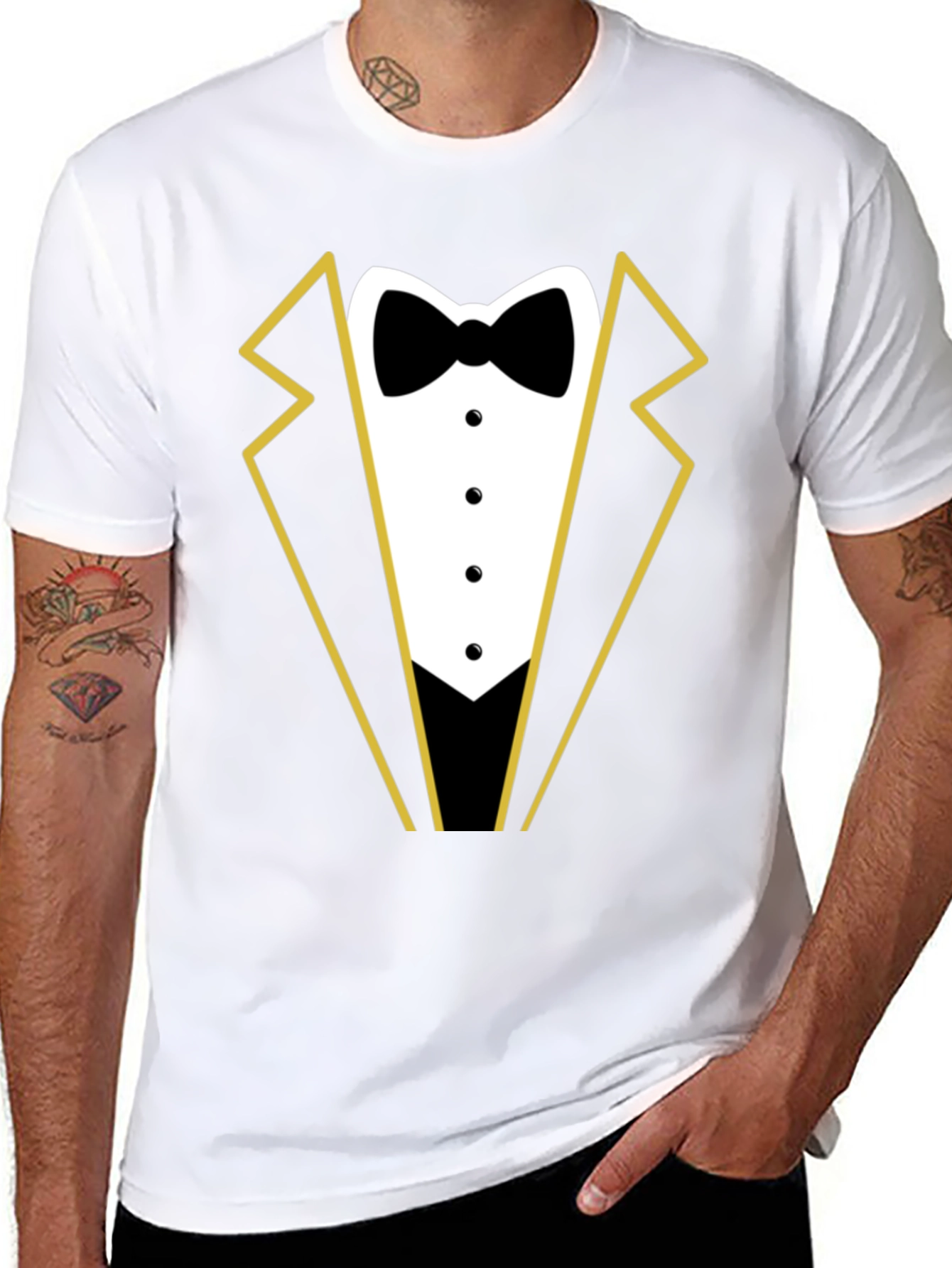 Tuxedo Graphic Tee - Formal Fun!