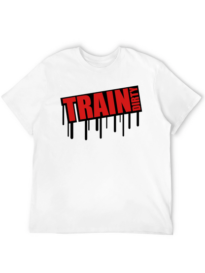 Train Dirty Graphic Tee - Mens Black T-Shirt