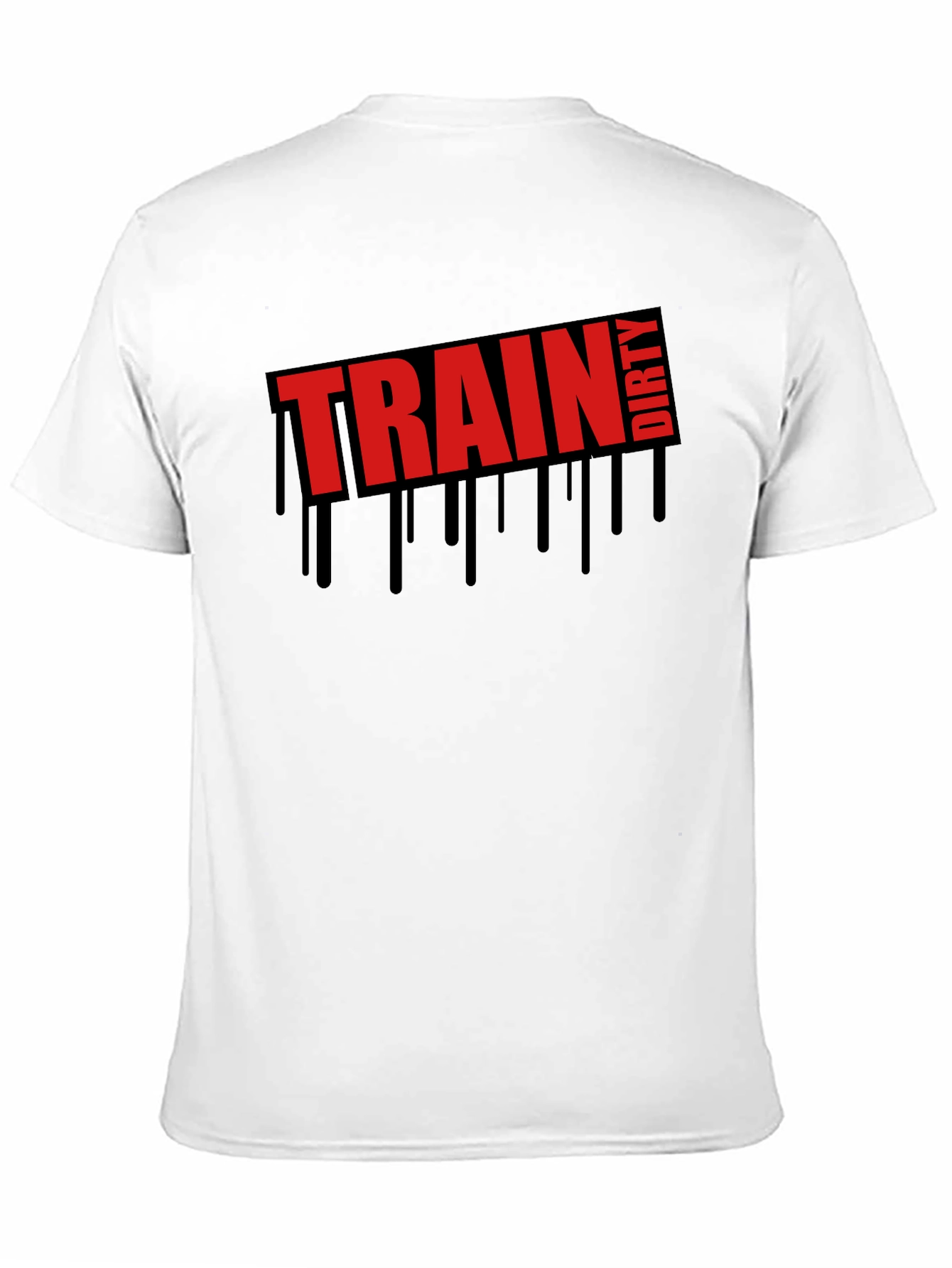Train Dirty Graphic Tee - Mens Black T-Shirt