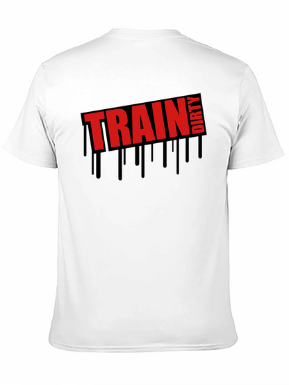 Train Dirty Graphic Tee - Mens Black T-Shirt
