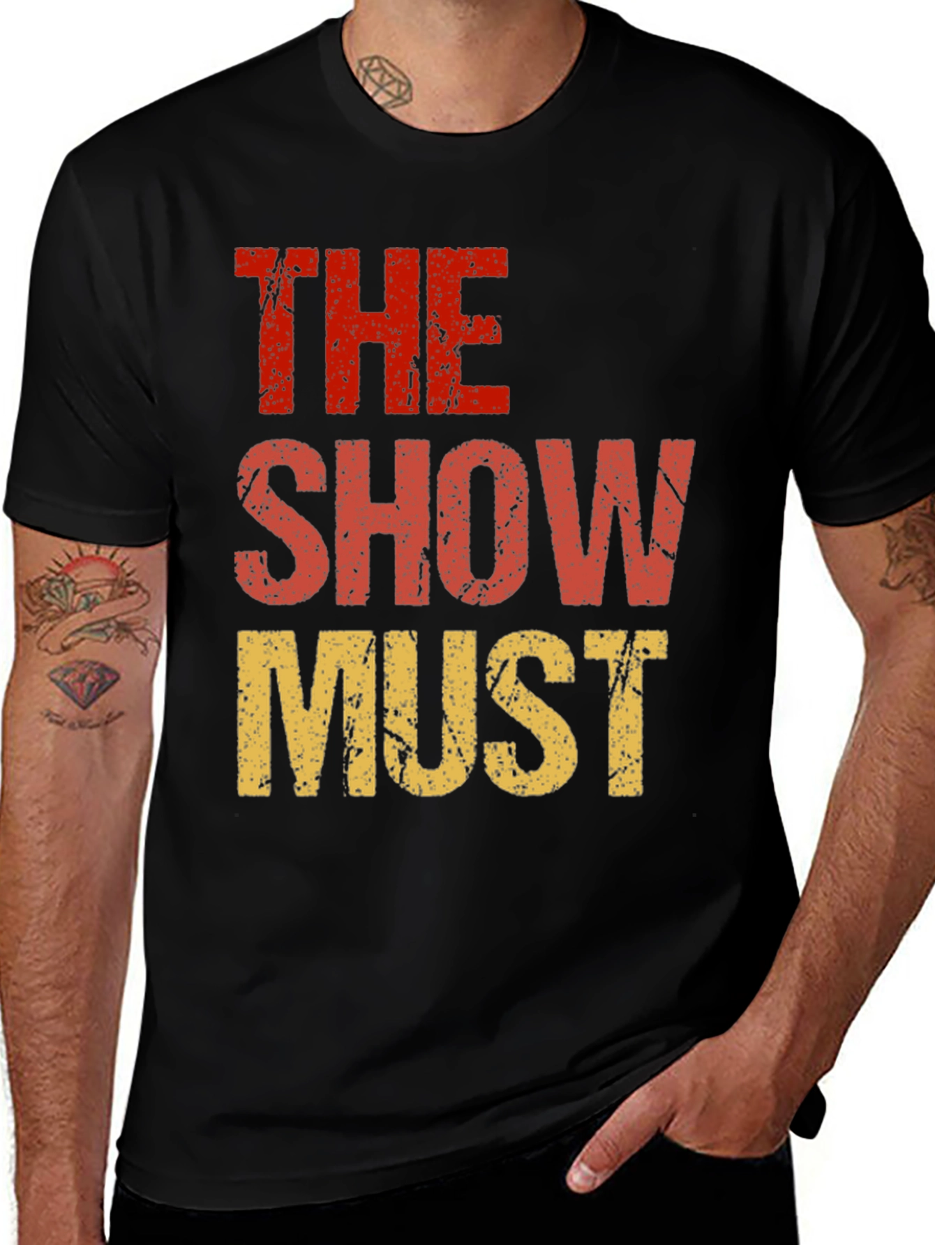 The Show Must Go On Graphic Tee