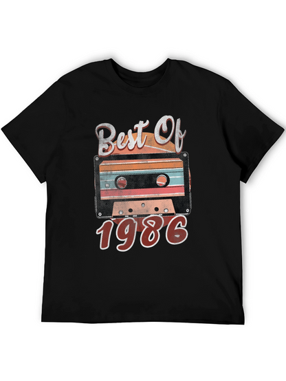 Best of 1986 Retro Cassette T-Shirt
