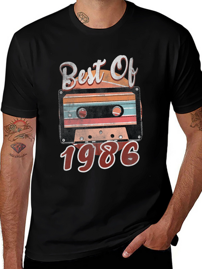 Best of 1986 Retro Cassette T-Shirt