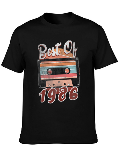 Best of 1986 Retro Cassette T-Shirt