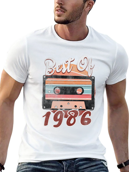 Best of 1986 Retro Cassette T-Shirt