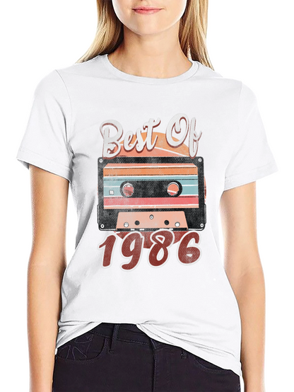 Best of 1986 Retro Cassette T-Shirt